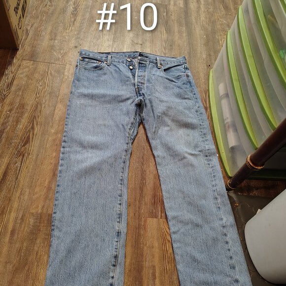 JEANS 501 LEVI'S 35W 32L #10 - Picture 1 of 2